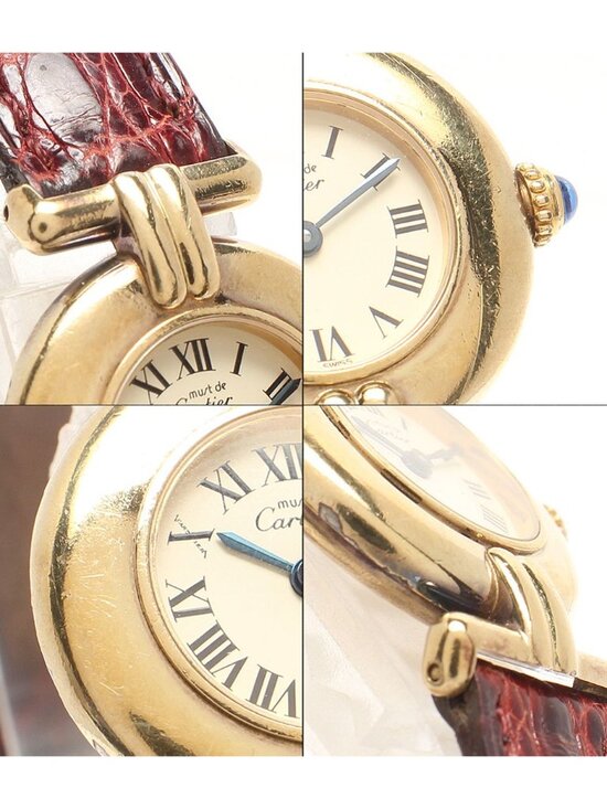 Cartier Watch 925 Must Corize Vermeille Quartz White main image 9